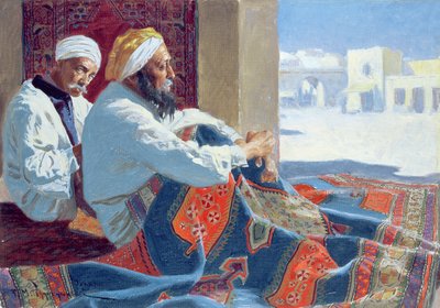 The Carpet Sellers by Feliks Michal Wygrzywalski